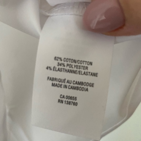 NWT Pennington’s Size 2X Rline classic short sleeved white shirt - Picture 5 of 5